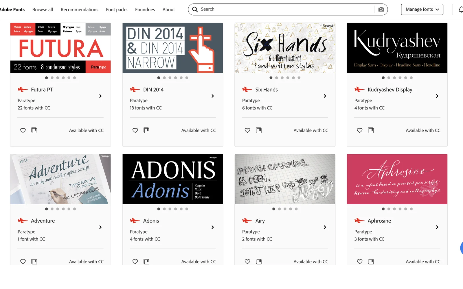 Adobe Fonts